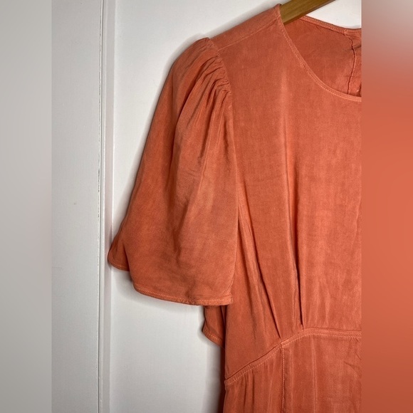 Zara Orange Backless Dress - Picture 2 of 12